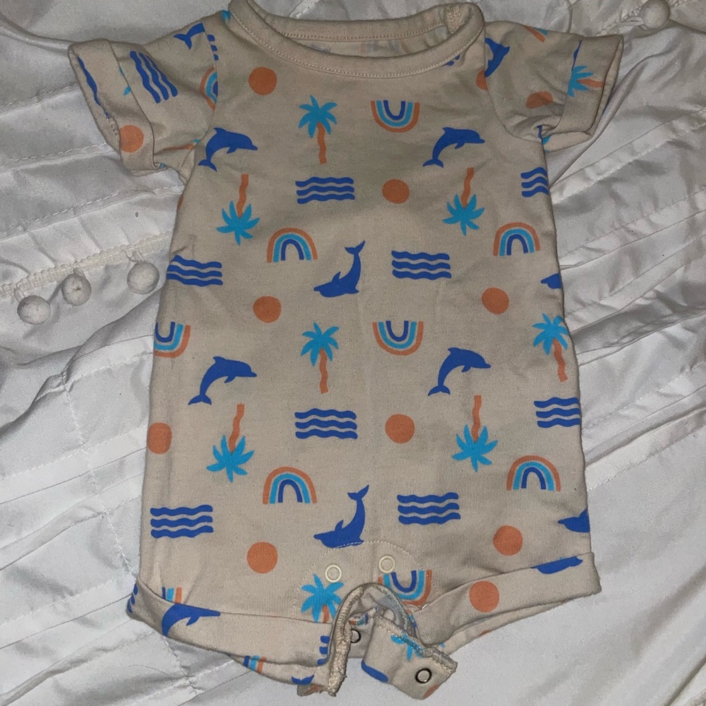 Colorful Baby Rompers Set - 0-3/3 month - Picture 2 of 4